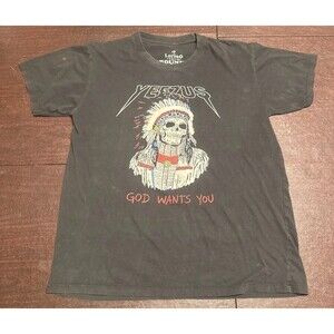 Yeezus Shirt Adult Large Black Short Sleeve Men's Graphic Print God Wants You